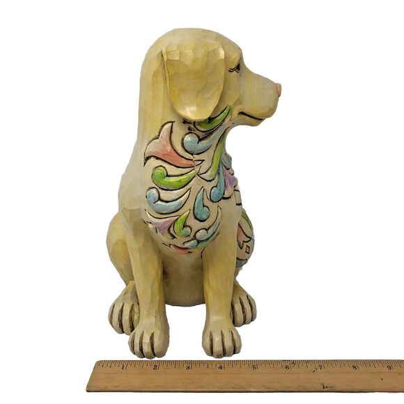 Jim Shore Yellow Labrador Retriever 10" Constance 2011 Outdoor Living Collection - Picture 14 of 14